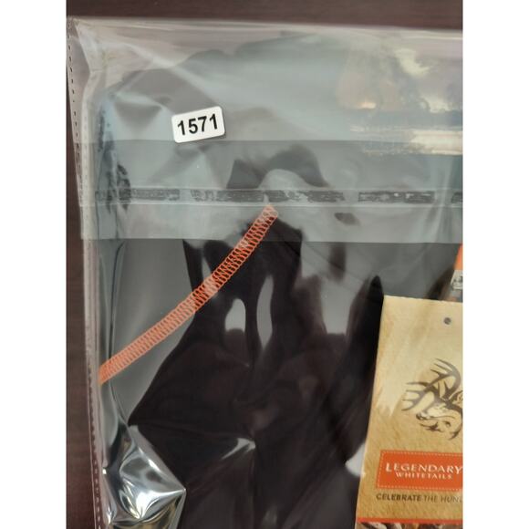 Legendary Whitetails Endurance Performance Shirt Men's L 1/4 Zip Black Outdoor - Picture 10 of 12